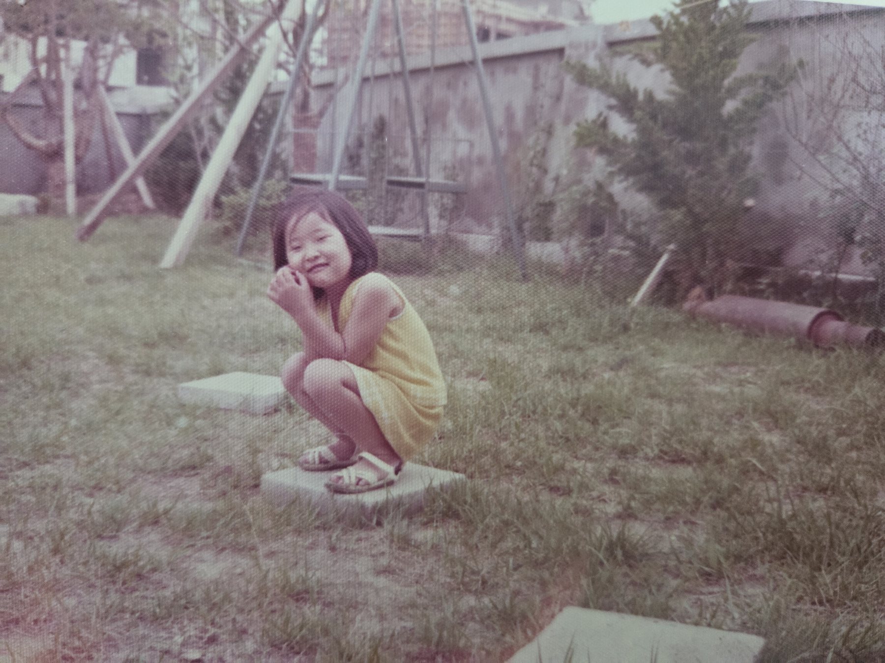 A garden from Esther Cho's childhood