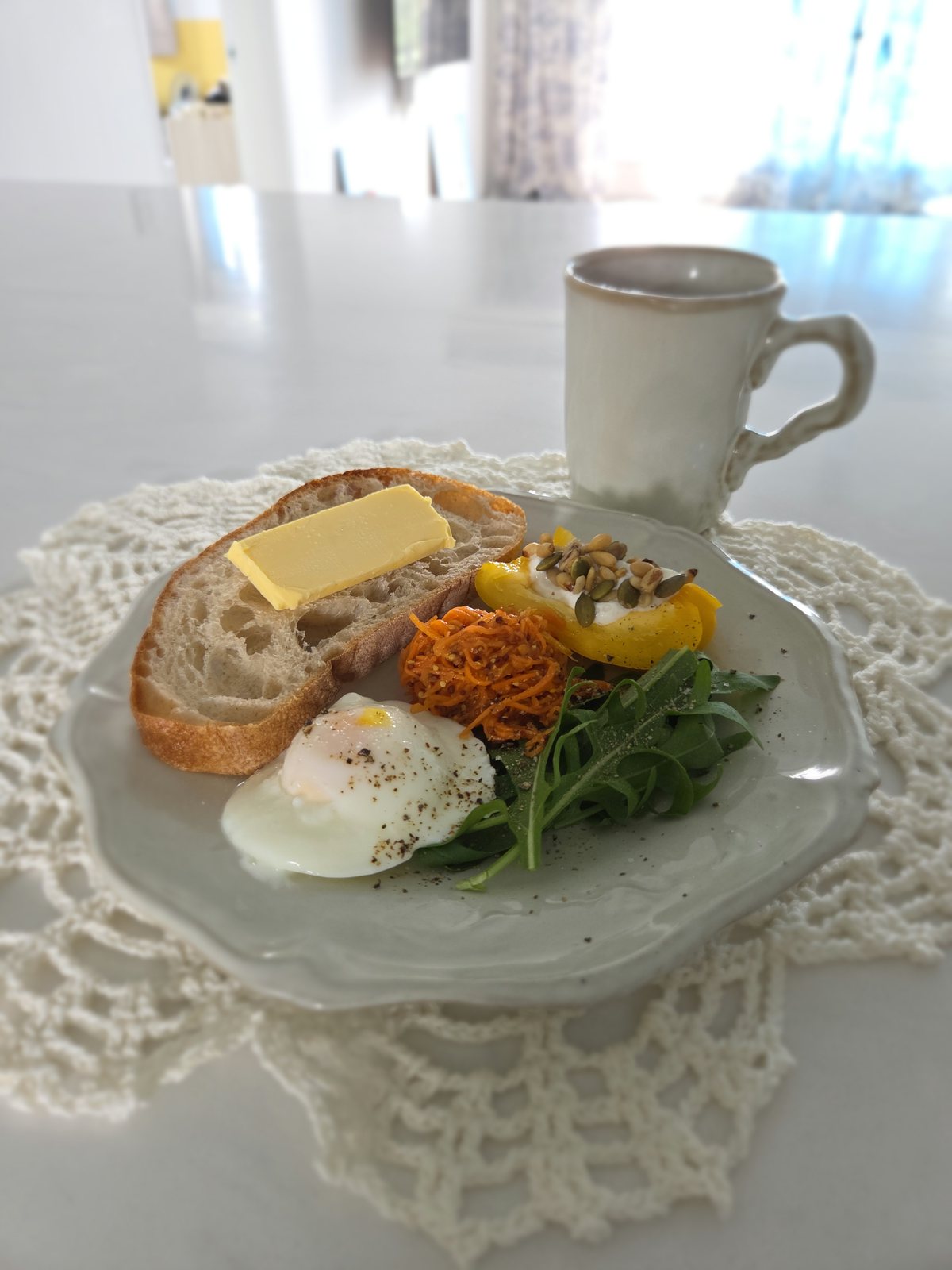 Breakfast at Esther Cho's morning table